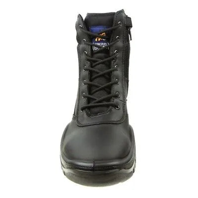 Mongrel 251020 Black 8′ Zip Side Steel Toe Work Boots