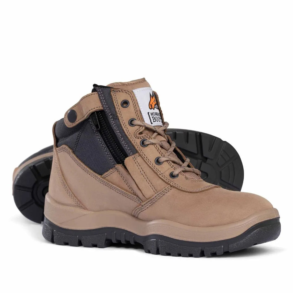 Mongrel 261060 Stone Zip Side Safety Work Boot.