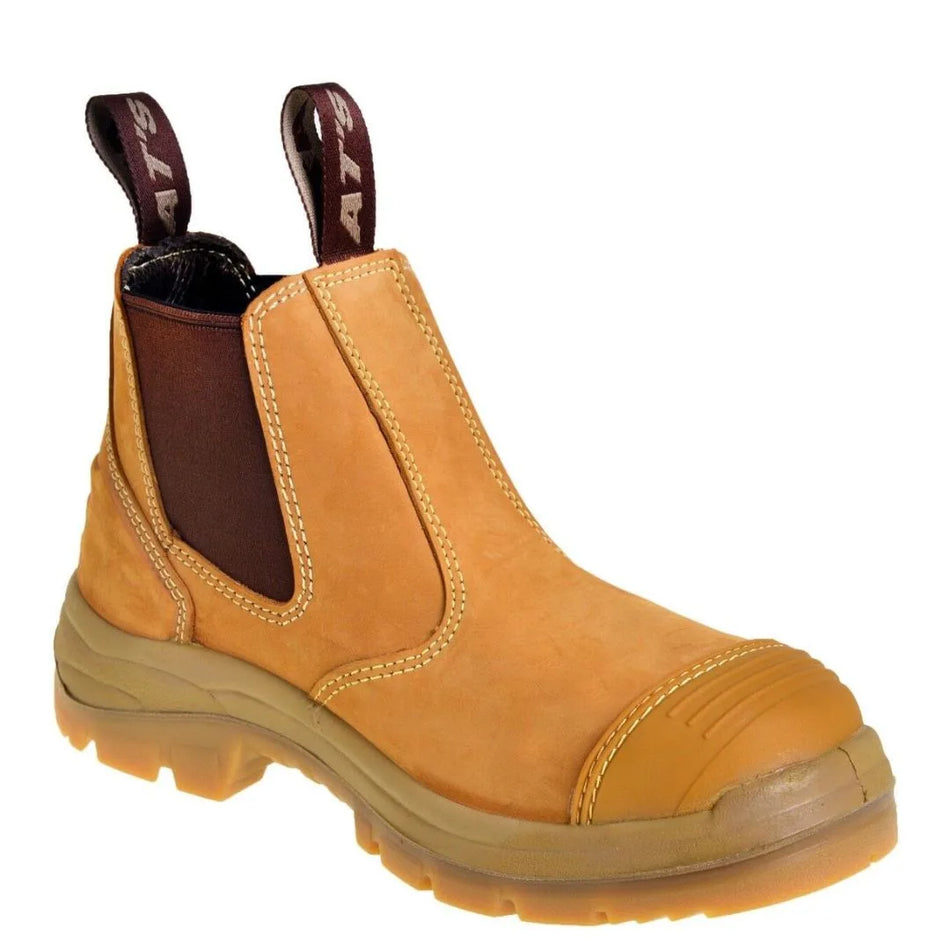 Oliver Work Boots 55322. Wheat, Elastic Sided, Steel Toe Safety