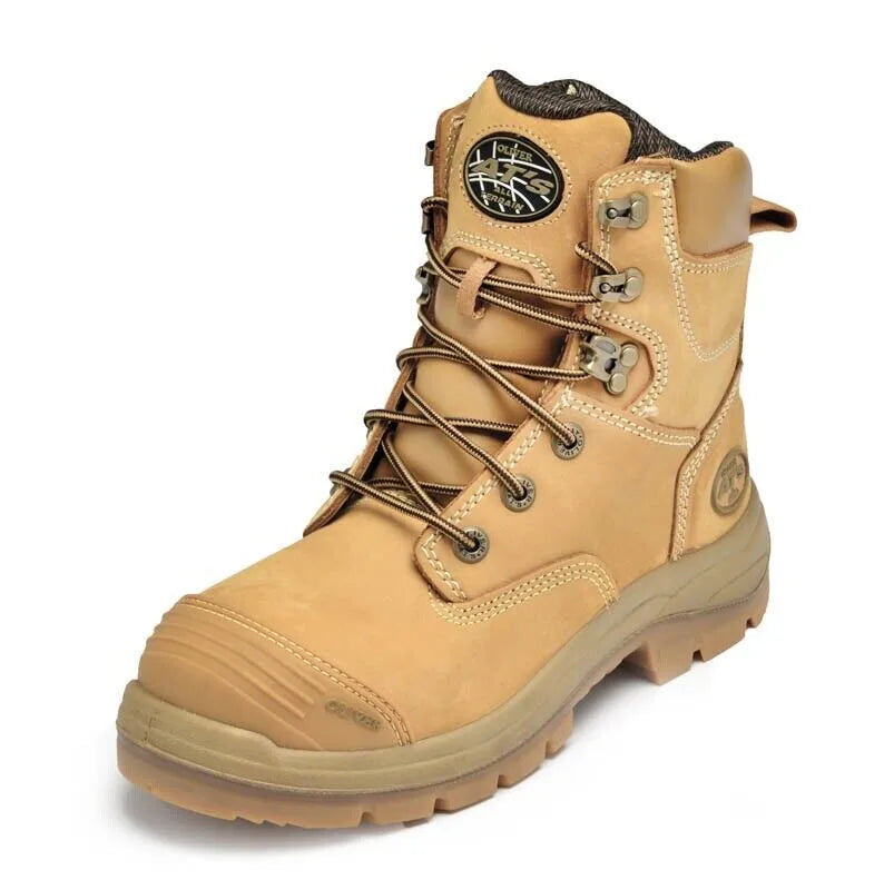 Oliver 55332z Steel Toe Safety Work Boots, Side Zip, Scuff Cap