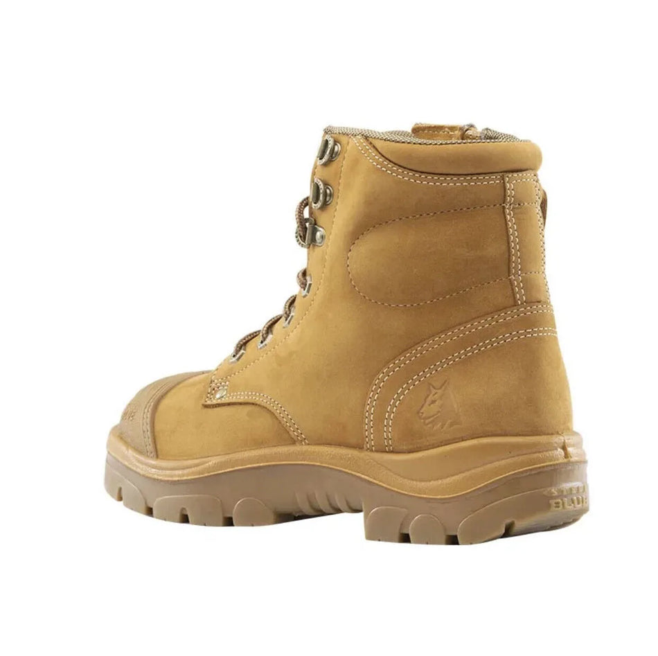 Steel Blue 312652 Wheat Argyle Zip Work Boots Scuff Cap Steel Toe