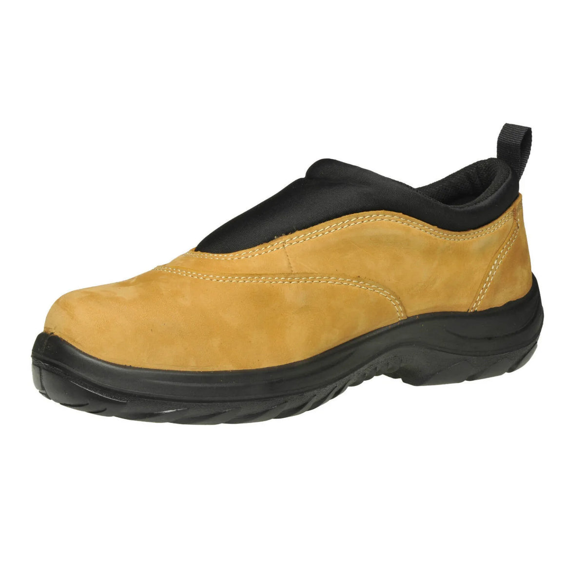 Oliver 34615 Wheat Steel-Toe Safety Slip-On Work Shoes — alternate product view 2