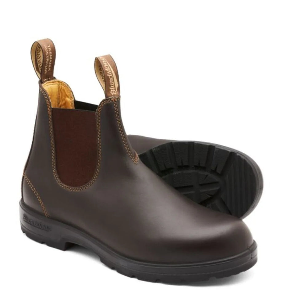 Blundstone 650/550 Walnut Elastic Sided, Non Safety Work Boots