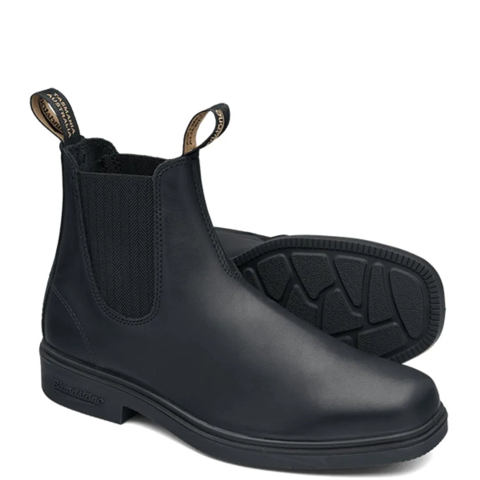 Blundstone 663 Black Square Toe Non Safety Pull On Boot