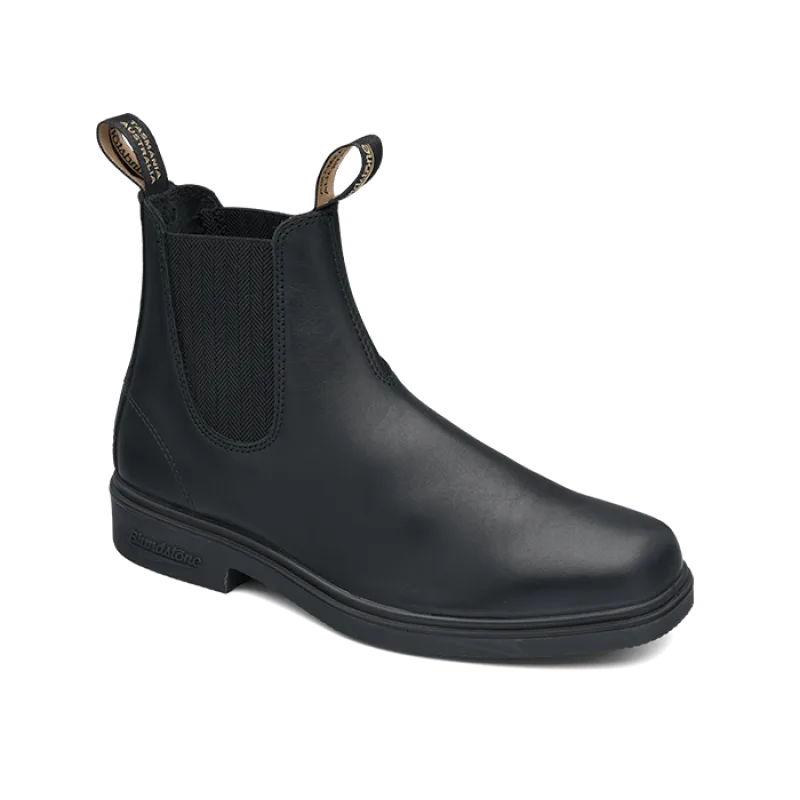 Blundstone 663 Black Square Toe Non Safety Pull On Boot