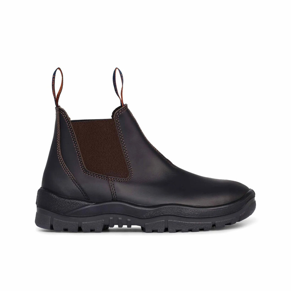 Mongrel 916030 Work Boots. Non Safety, Brown Oil Kip. Elastic Sided